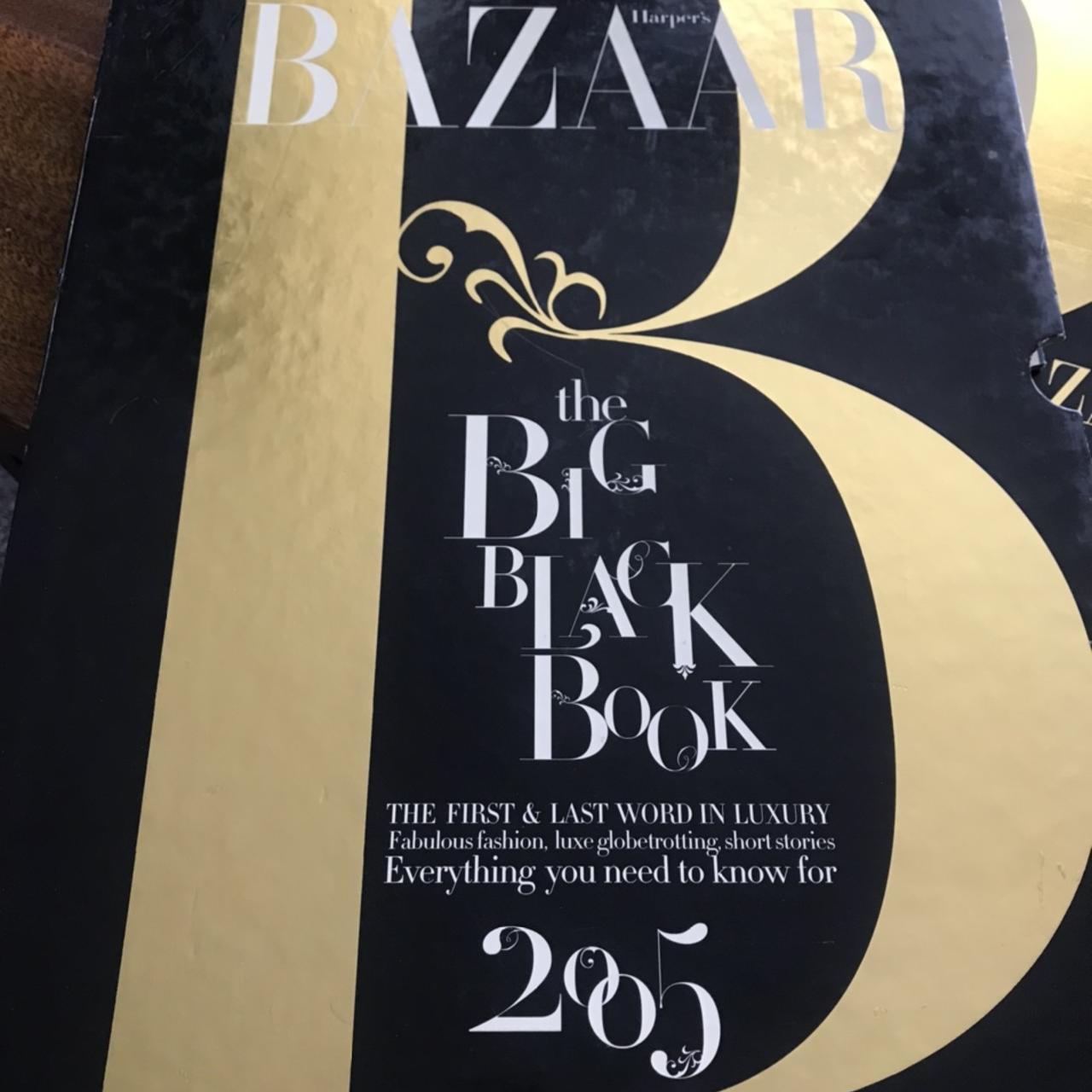 HARPERS BAZAAR THE BIG BLACK BOOK 2005 The softcover... - Depop