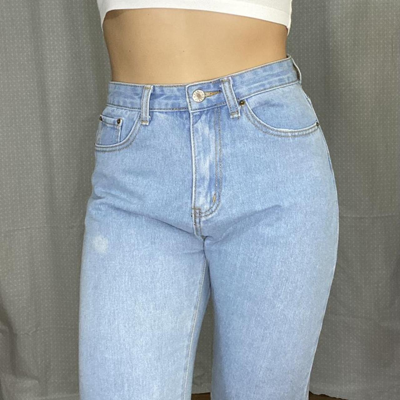 Light blue mom jeans - Depop