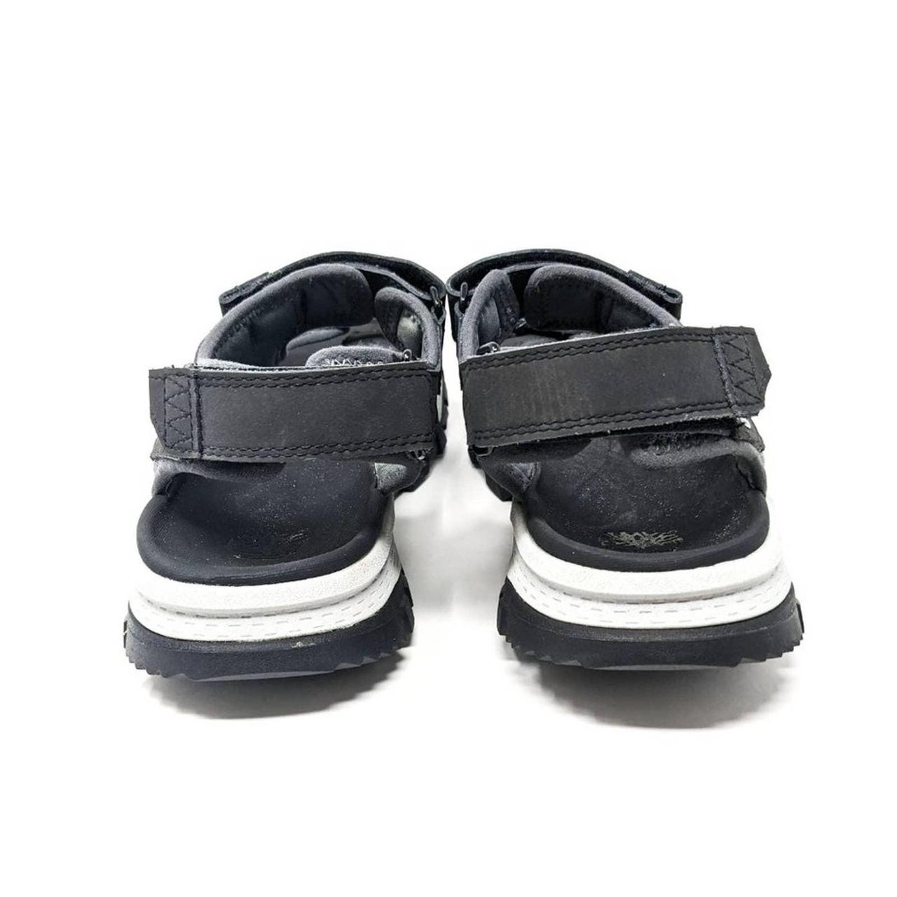 Timberland Men's Black and White Sandals | Depop