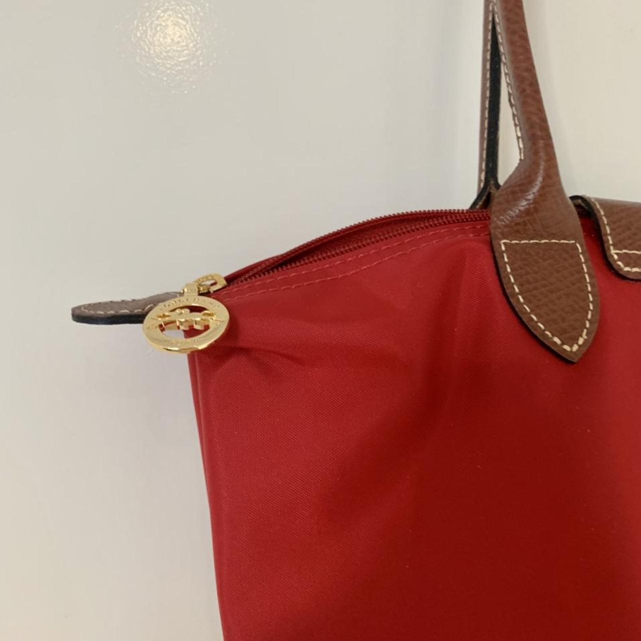 Longchamp Le Pliage Tote Bag - Red Never Used... - Depop