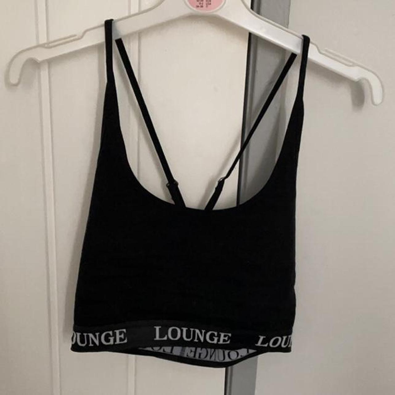 Black loungewear sports bra🖤 FREE SHIPPING... Depop