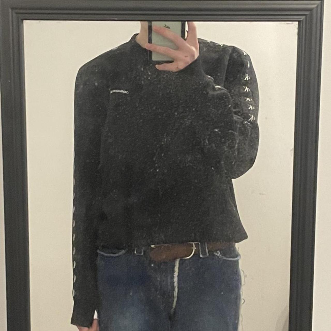 Calvin Klein mens medium sweater. Has a ck design... - Depop