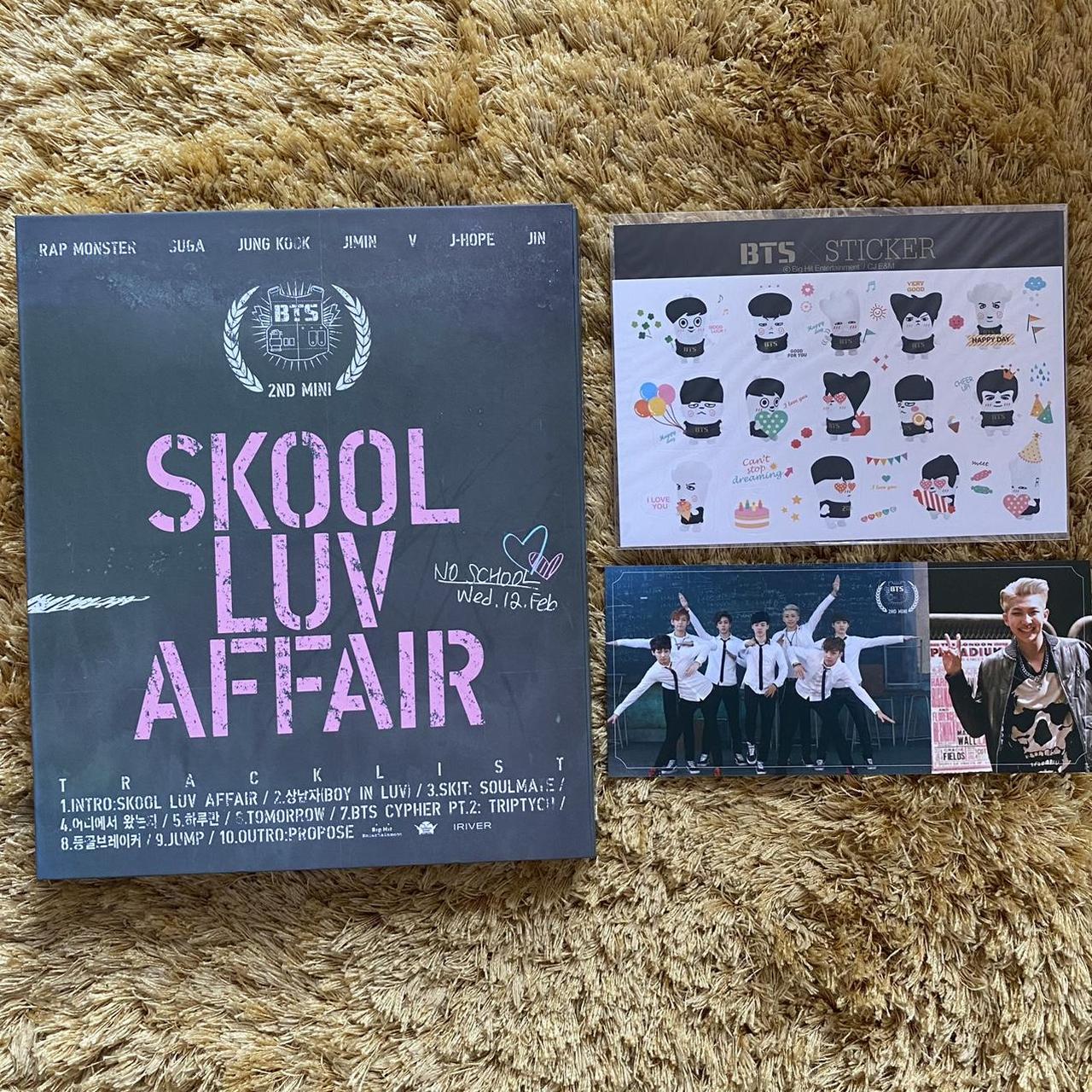 WTS! BTS SKOOL LUV AFFAIR ALBUM + NAMJOON/RM PC £15... - Depop