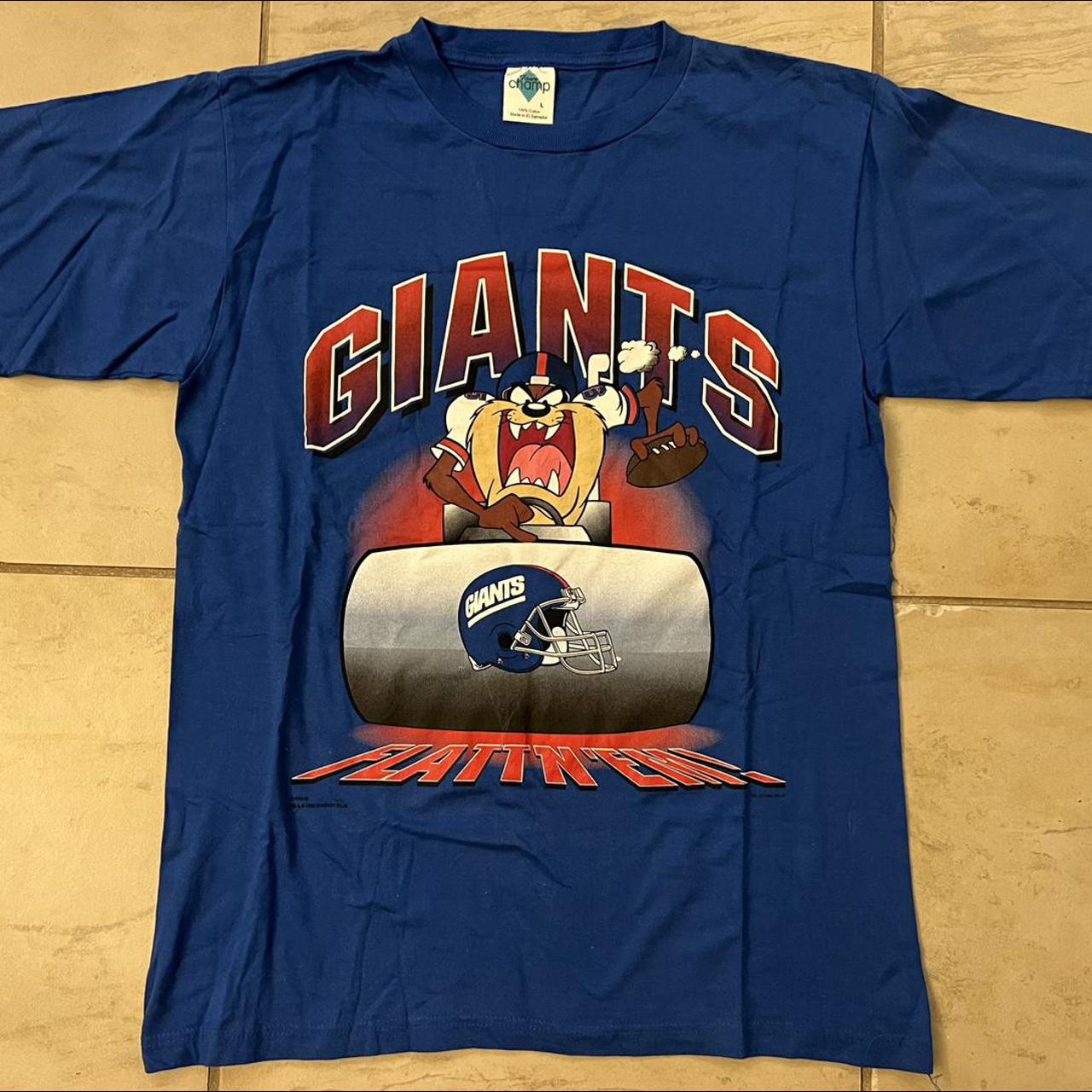 Gildan, Shirts, Vintage Nfl New York Giants Tshirt New York Giants Shirt  Nfl Looney Tunes Shi