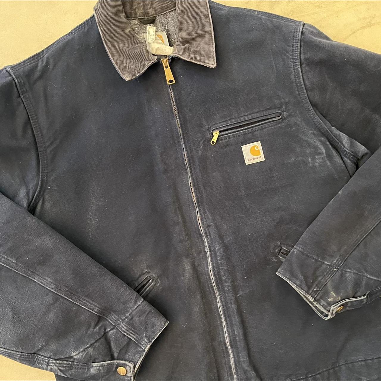 size l carhartt detroit coats & jackets