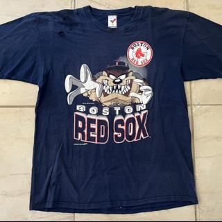 Vintage MLB Boston Red Sox Looney Tunes T-Shirt, - Depop