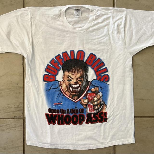 Vintage Buffalo Bills Whoop Ass T-shirt 90s NFL Football Mafia