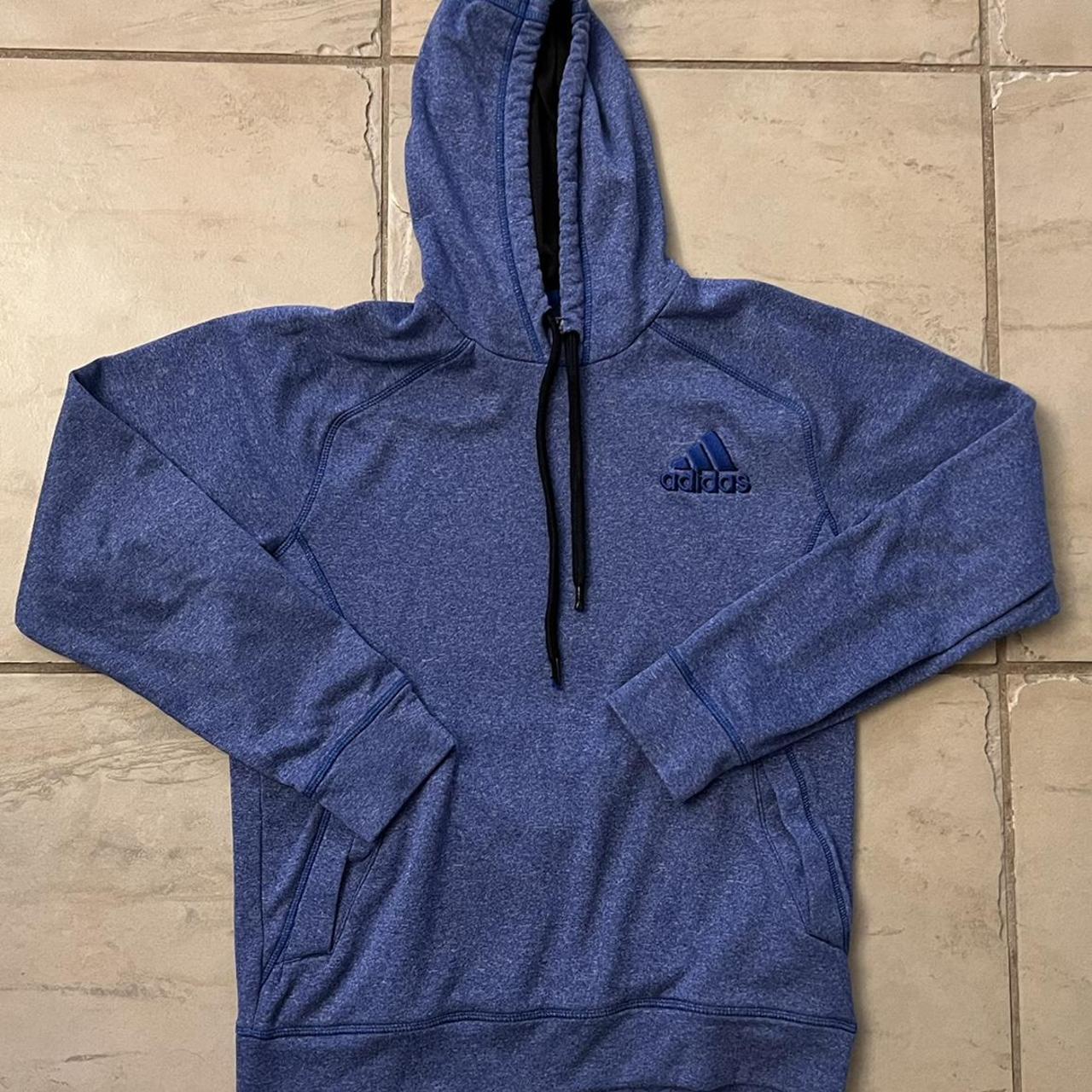 Vintage Adidas Tech Fleece Hoodie Sweatshirt size S.... - Depop