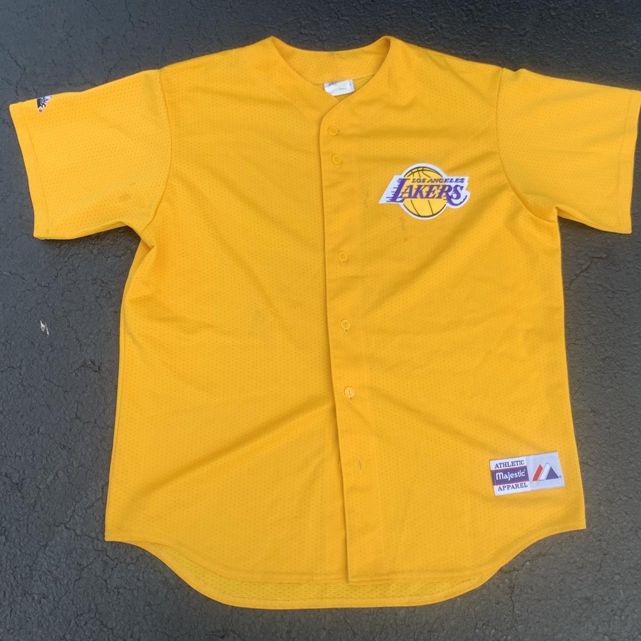 Vintage Majestic NBA Los Angeles Lakers Baseball - Depop