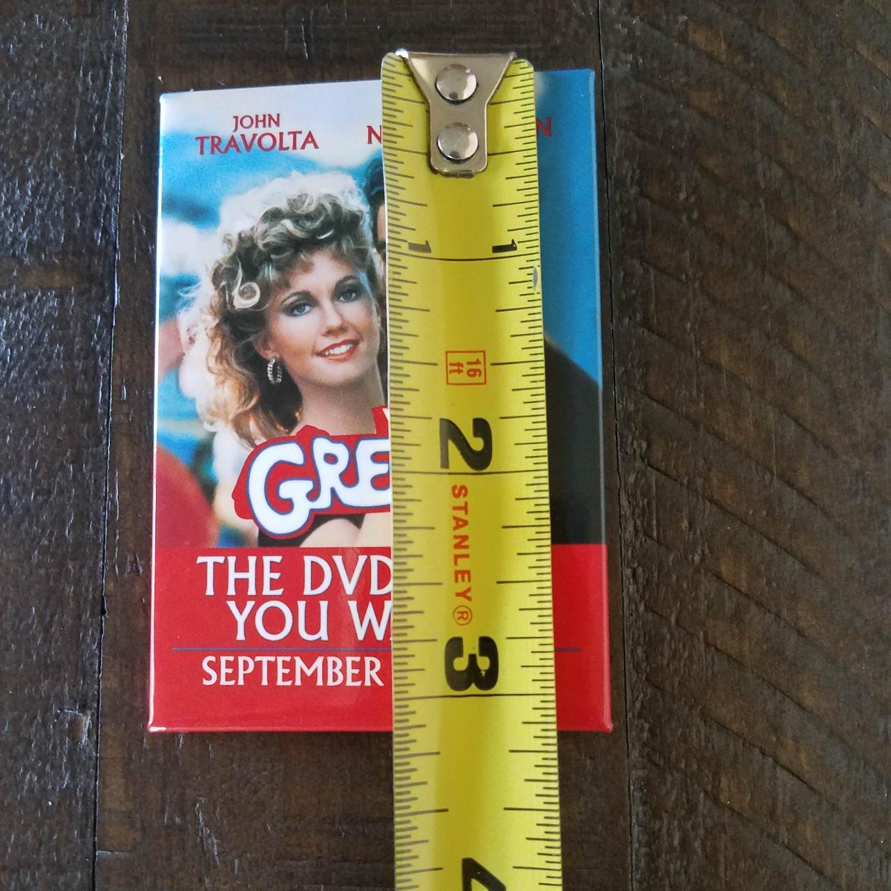 Grease DVD Release Promotional Pin Button 2002 JOHN... Depop