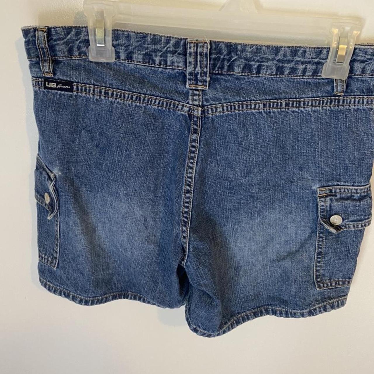 Union Bay Women's Navy and Blue Shorts Depop