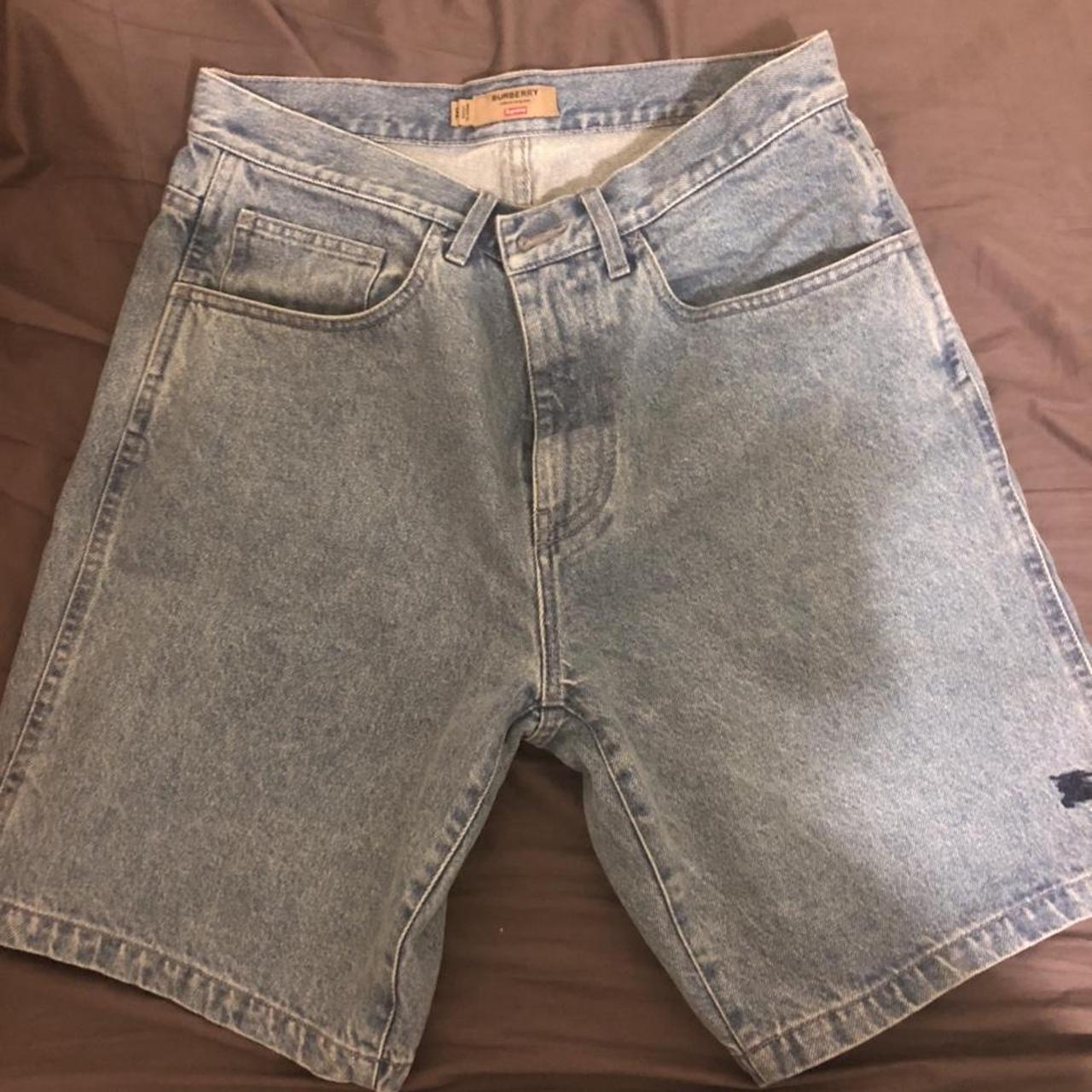 Supreme Burberry Denim Short