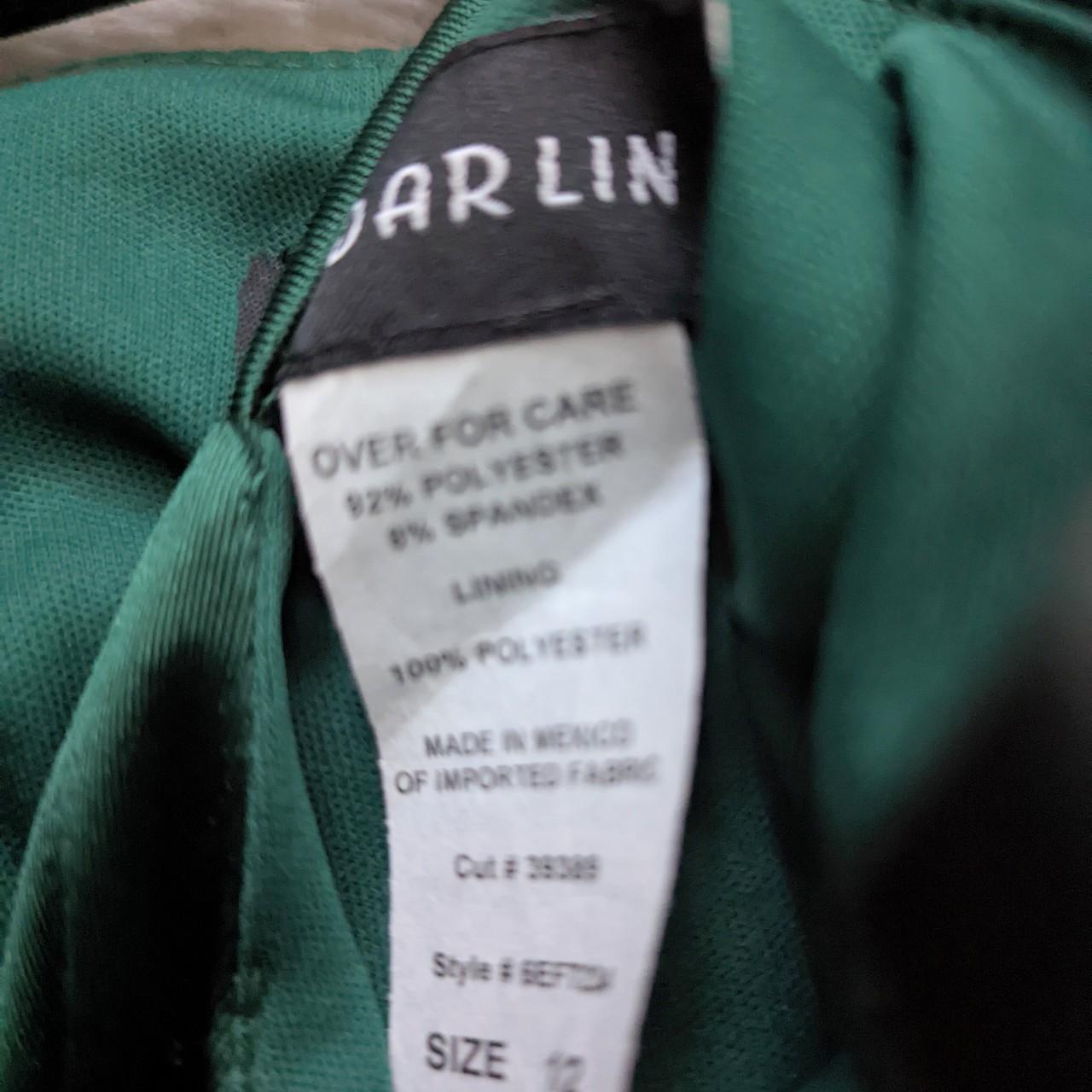 B Darlin Women's Green Dress (2)