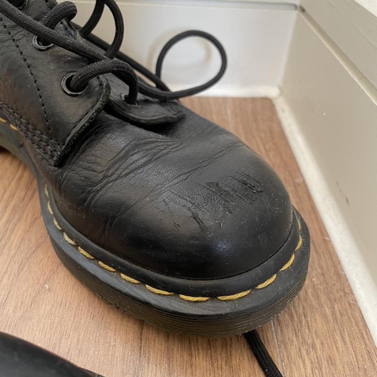 DOC MARTENS LEATHER ANKLE LENGTH-SIZE 5 Fully worn... - Depop