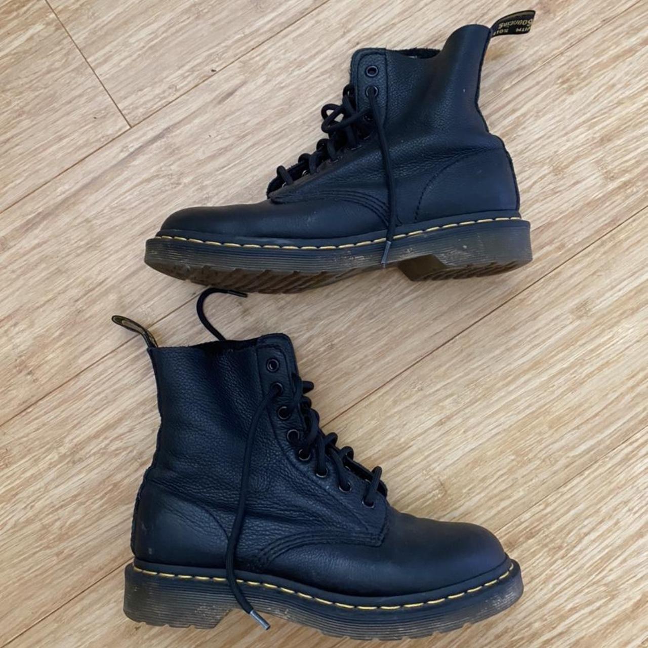 Dr Marten classic 8-eyelet boots -retails $155,... - Depop