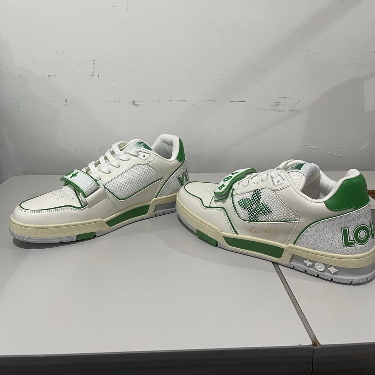 Louis Vuitton Trainers size 8 FITS LIKE A 9 - Depop
