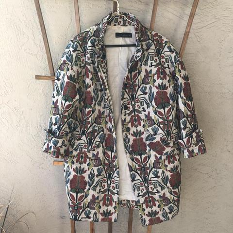 tapestry coat zara