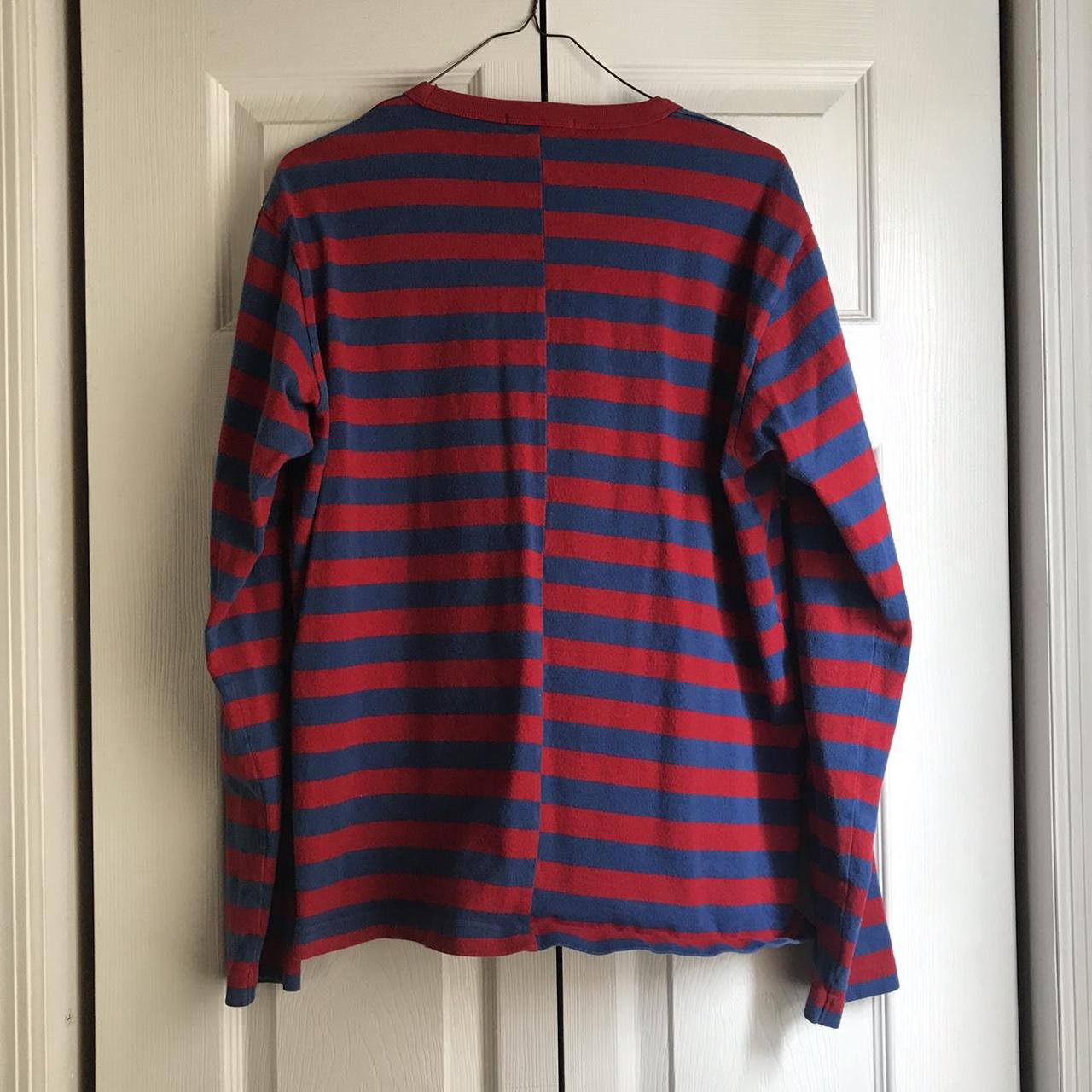 Jw Anderson Women S Red And Blue Shirt Depop