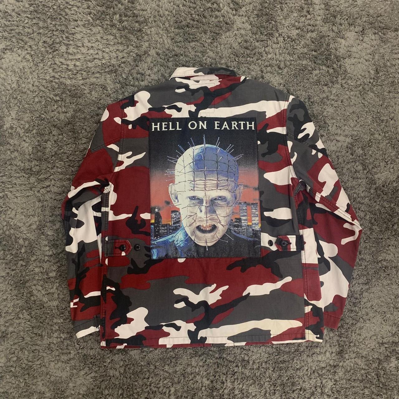 Supreme Hellraiser BDU Shirt Red Camo 🔥 Condition:... - Depop