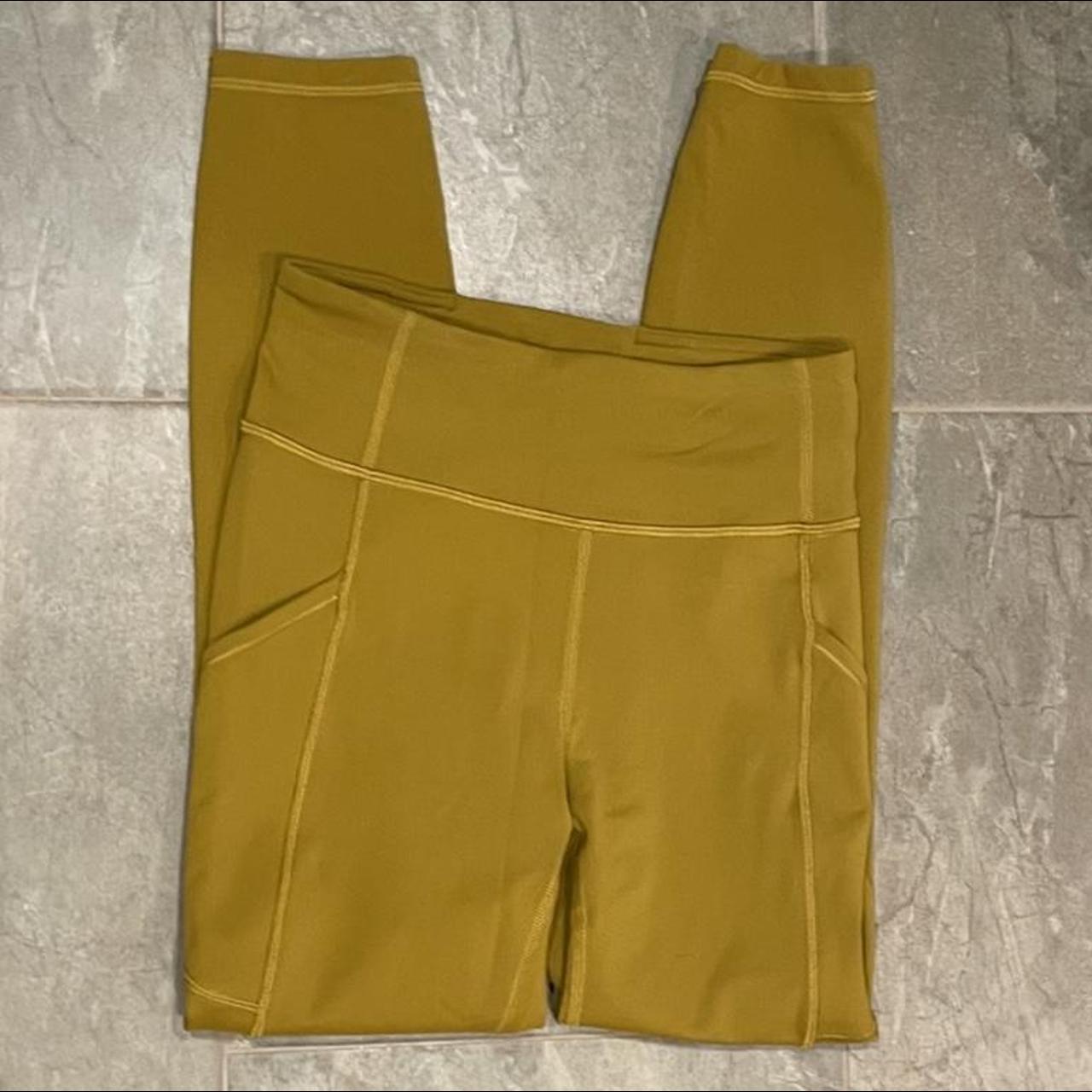 lululemon align leggings 25” color: yellow - Depop