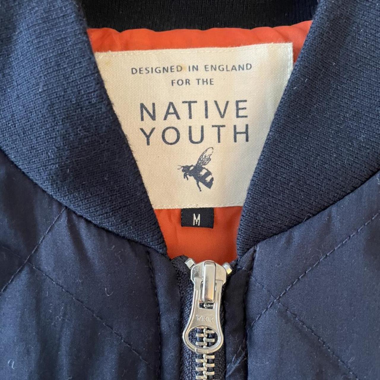 Native Youth Men's Navy and Orange Jacket (2)