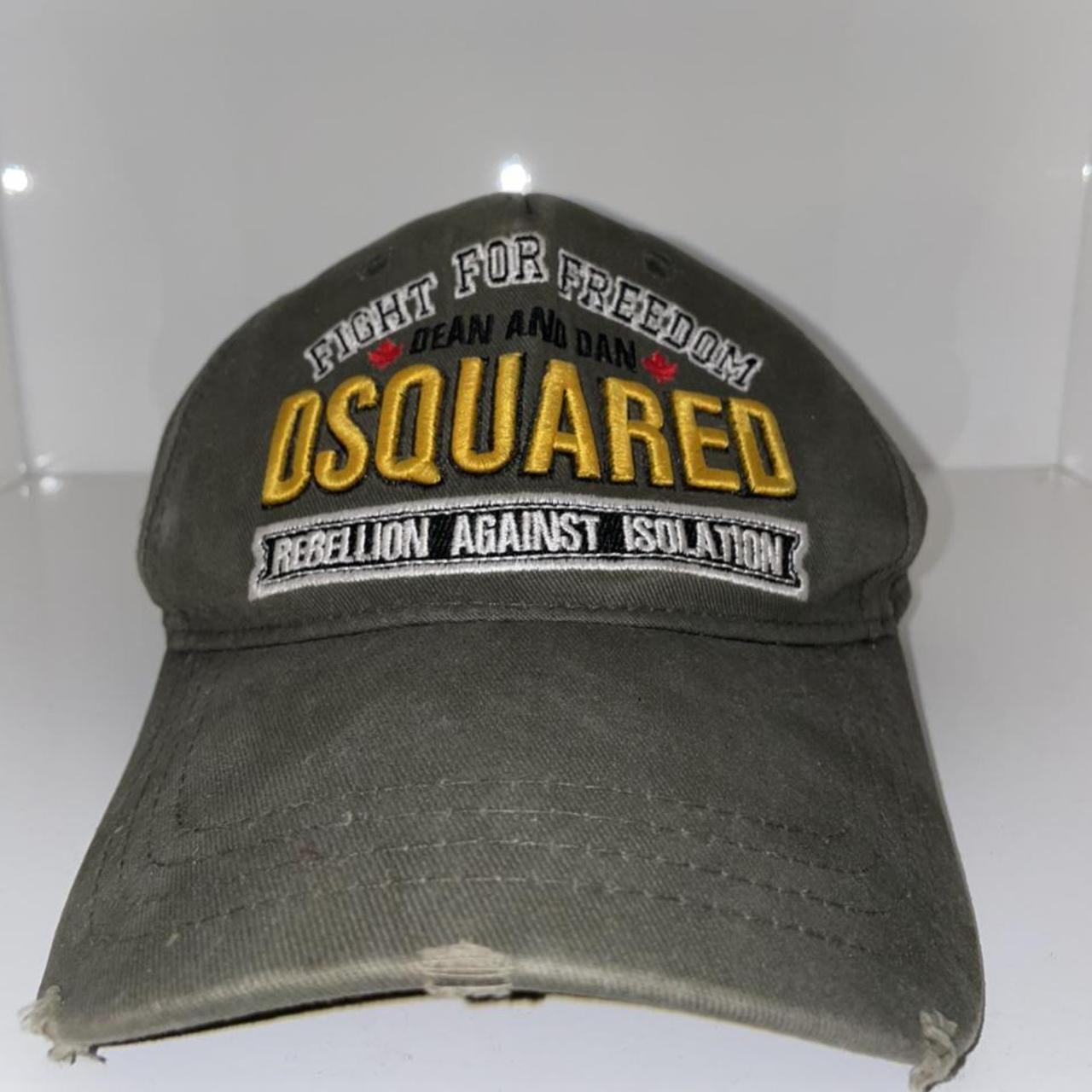 DSQUARED2 KHAKI FIGHT FOR FREEDOM CAP ONE