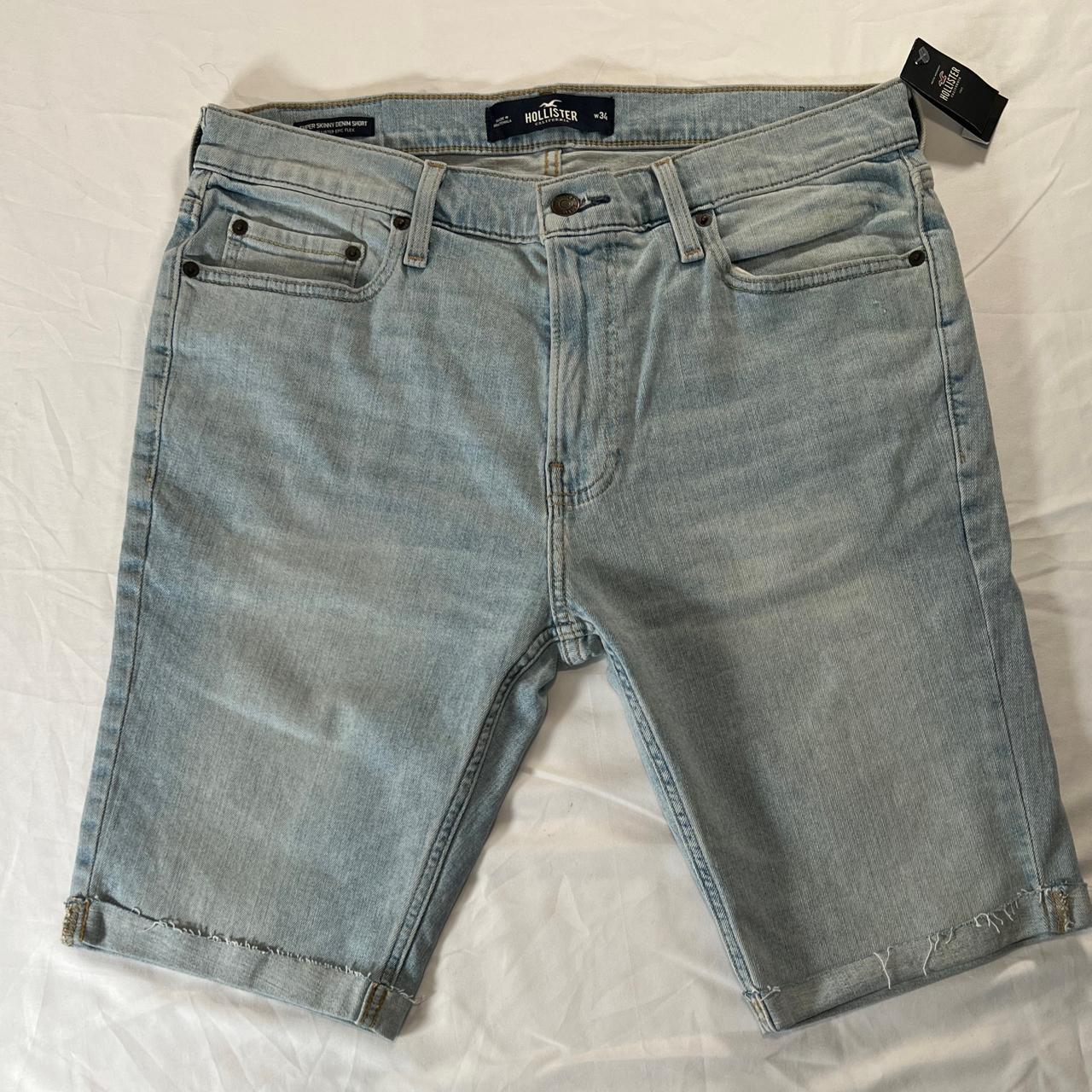 Hollister Mens Denim Shorts Denim Shorts Hollister Epic Flex Super