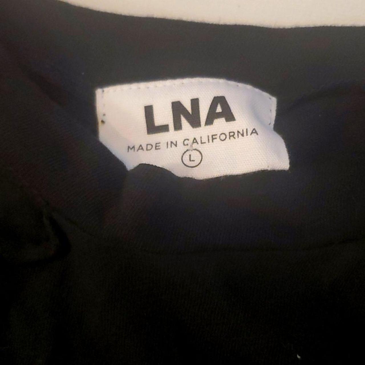 Product Image 2 - Manufacturer: LNA Clothing
Size: L
Size Origin: US
Manufacturer Color: Black
Suggested Price: $90.00
Condition: New