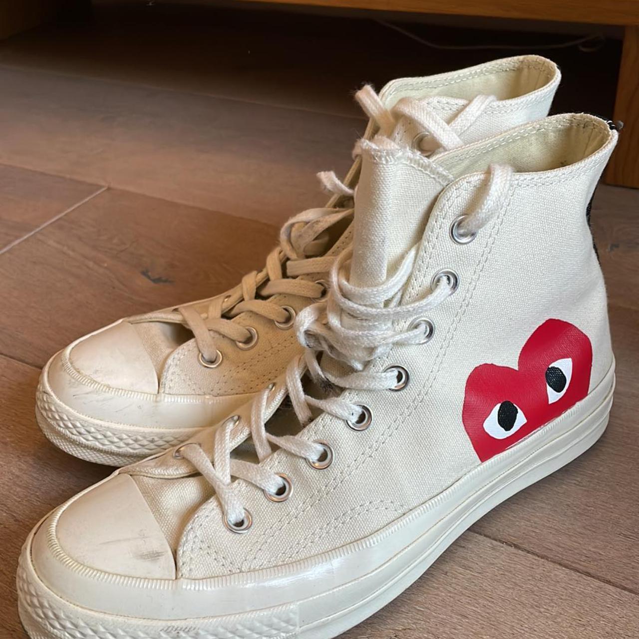 CDG Converse Women's EU 40 UK 7 - Very good... - Depop