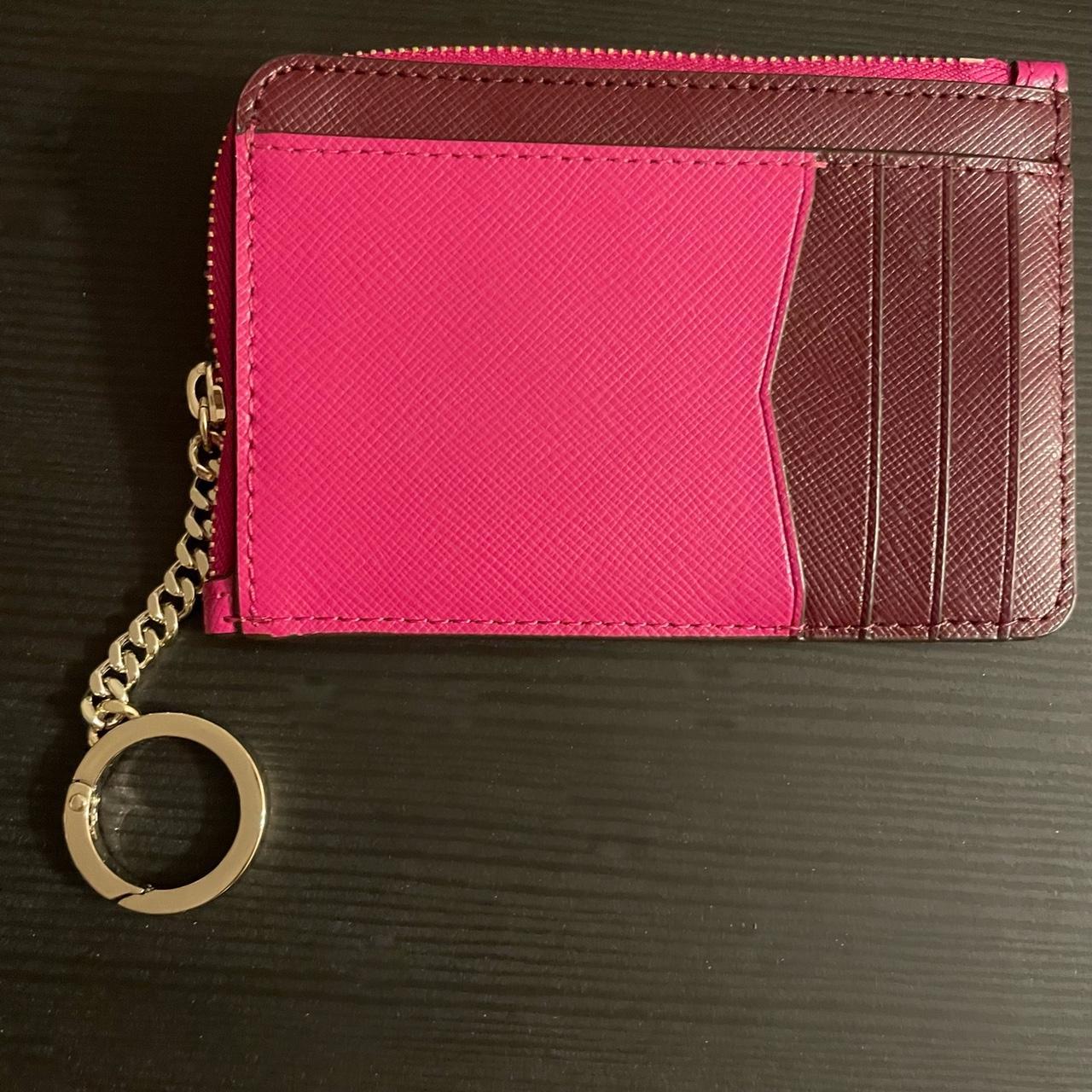 Kate Spade pink wallet keychain, NEW WITH TAGS and... - Depop