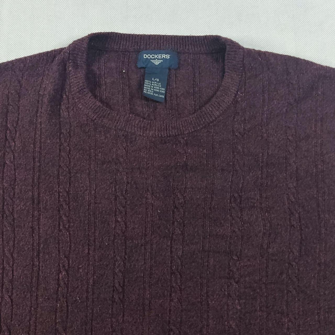 Dockers Men's Purple Jumper 