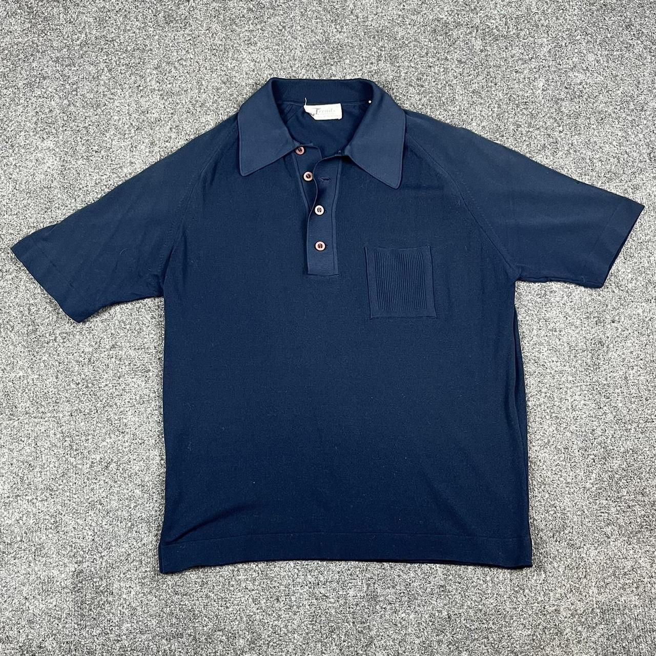 1970’s vintage BIG collar polo. Made by Trend... - Depop