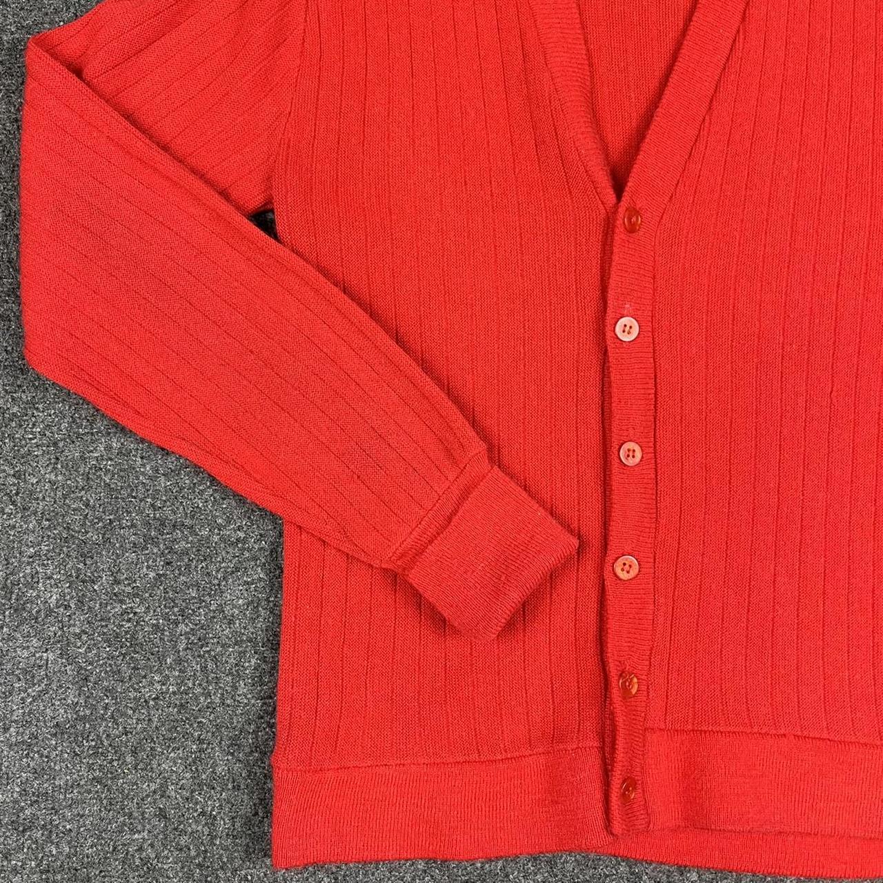 JCPenney Men's Red Cardigan Depop