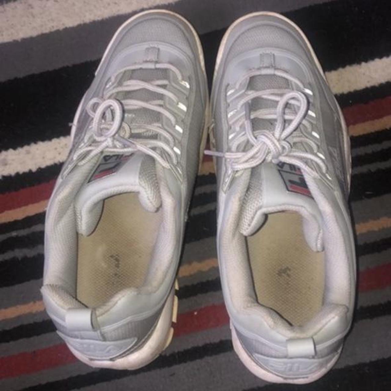 reflective fila trainers