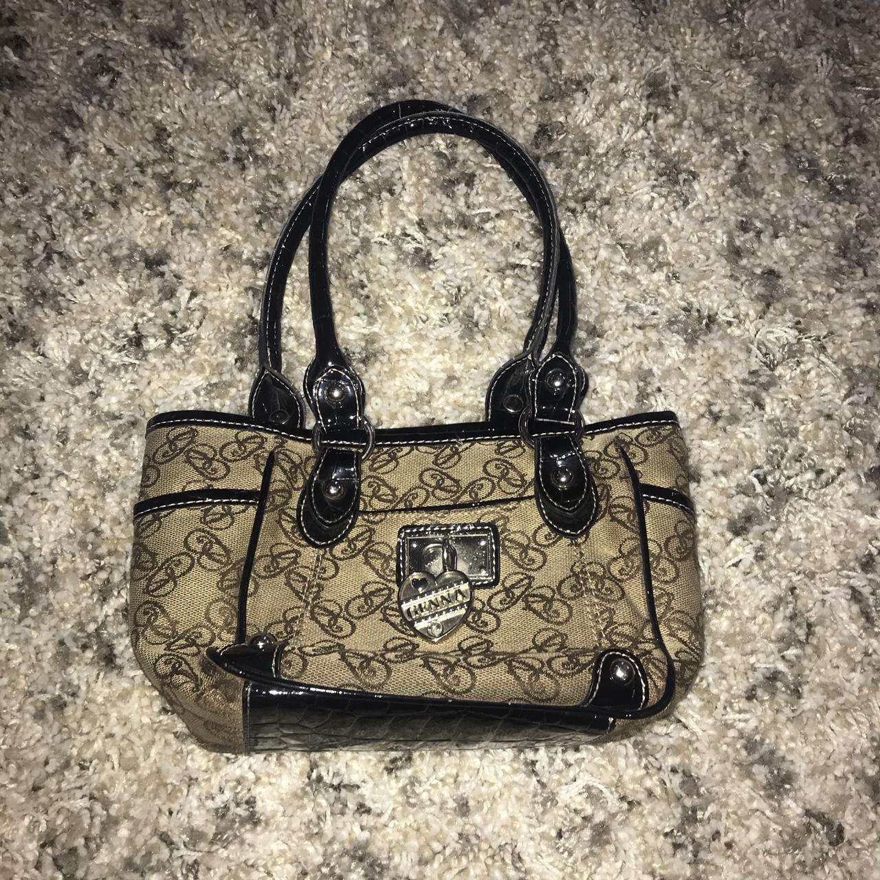 early 2000s y2k genna de rossi mini purse ~brown... - Depop