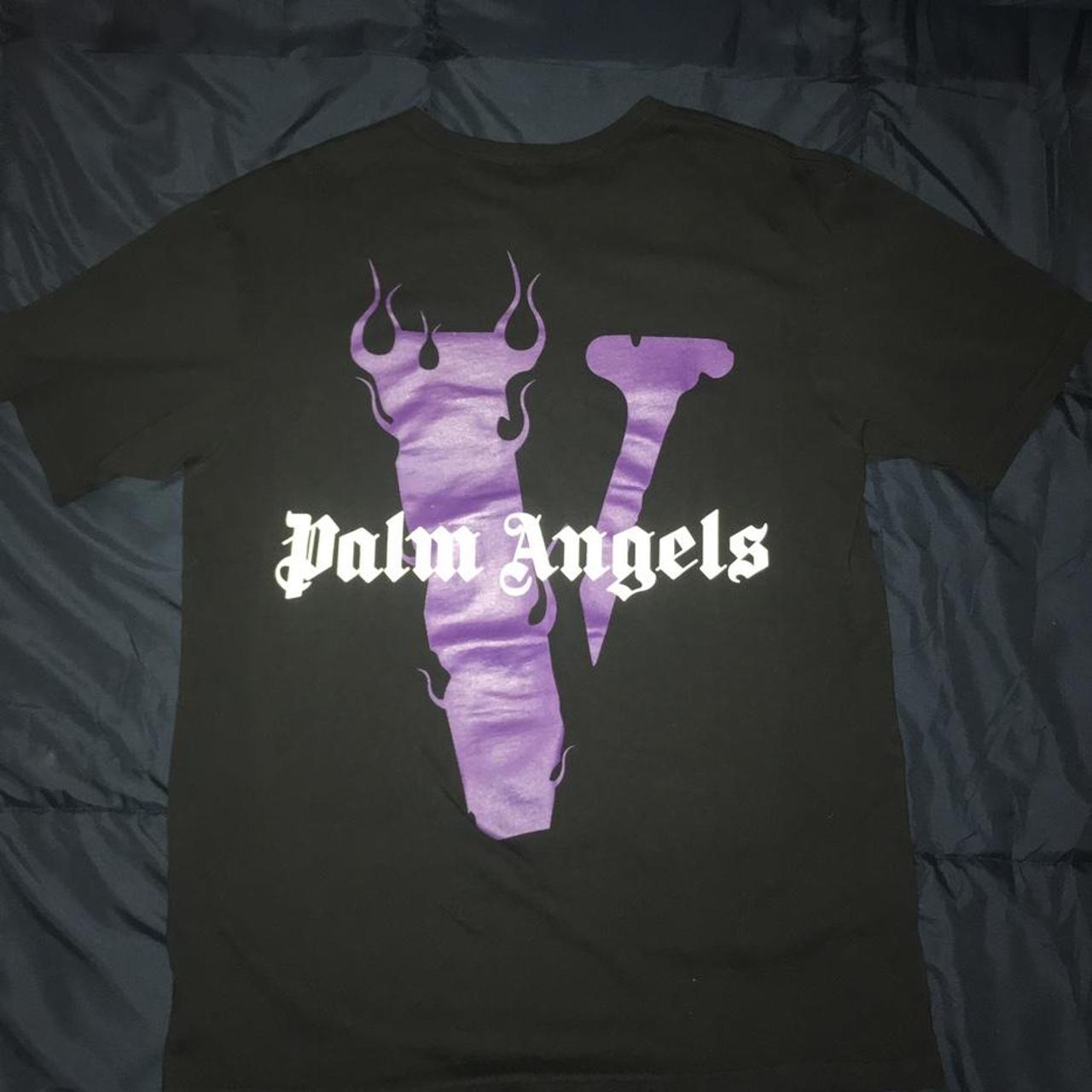 Vlone X Palm Angels T-shirt Purple/black