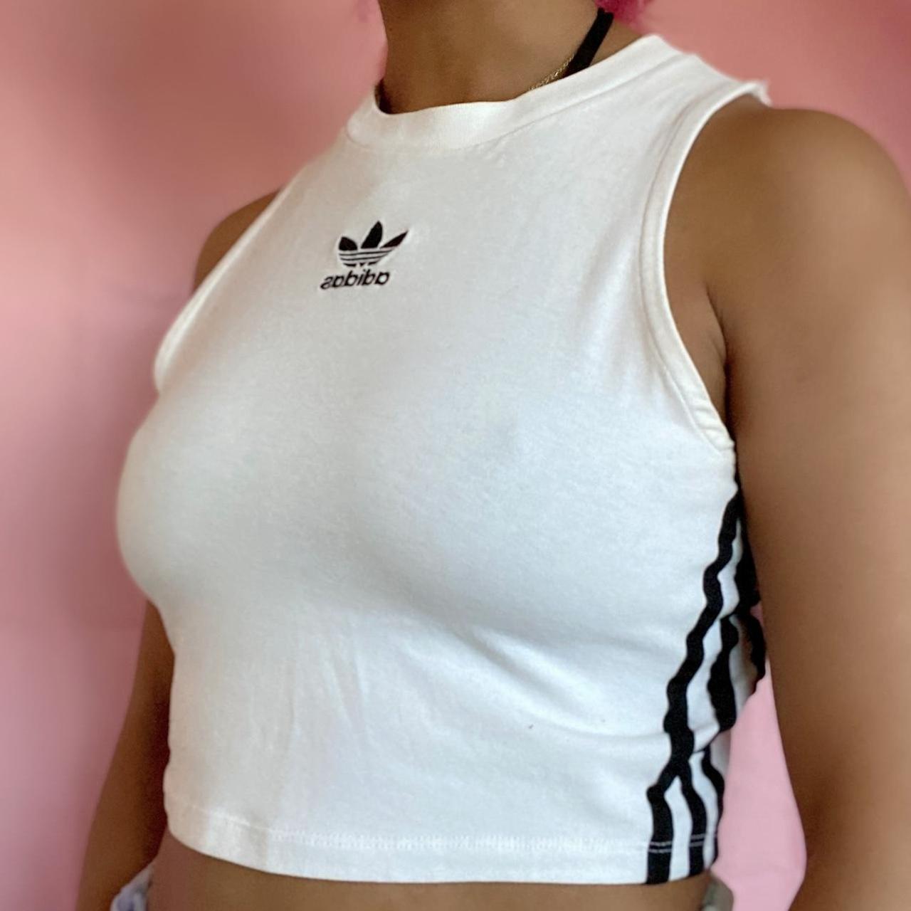 pull crop top adidas