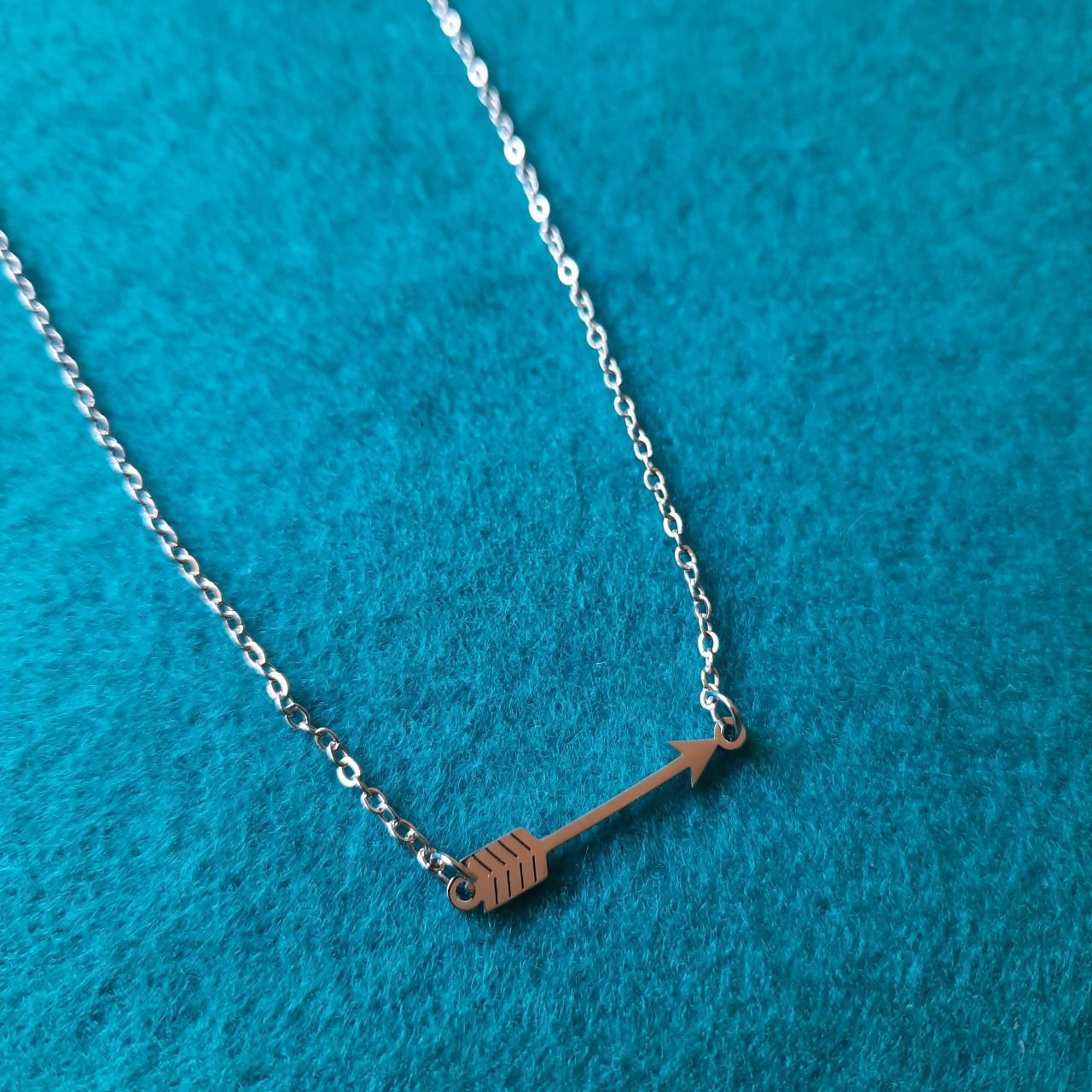 Black Widow Inspired Arrow Necklace Pendant Depop