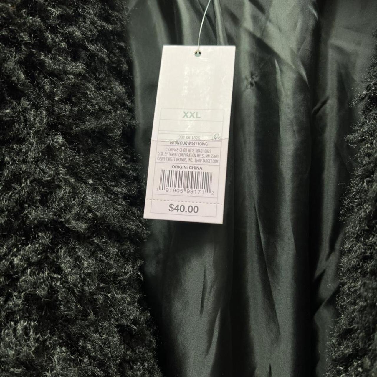 Wild Fable Women's Black Coat Depop