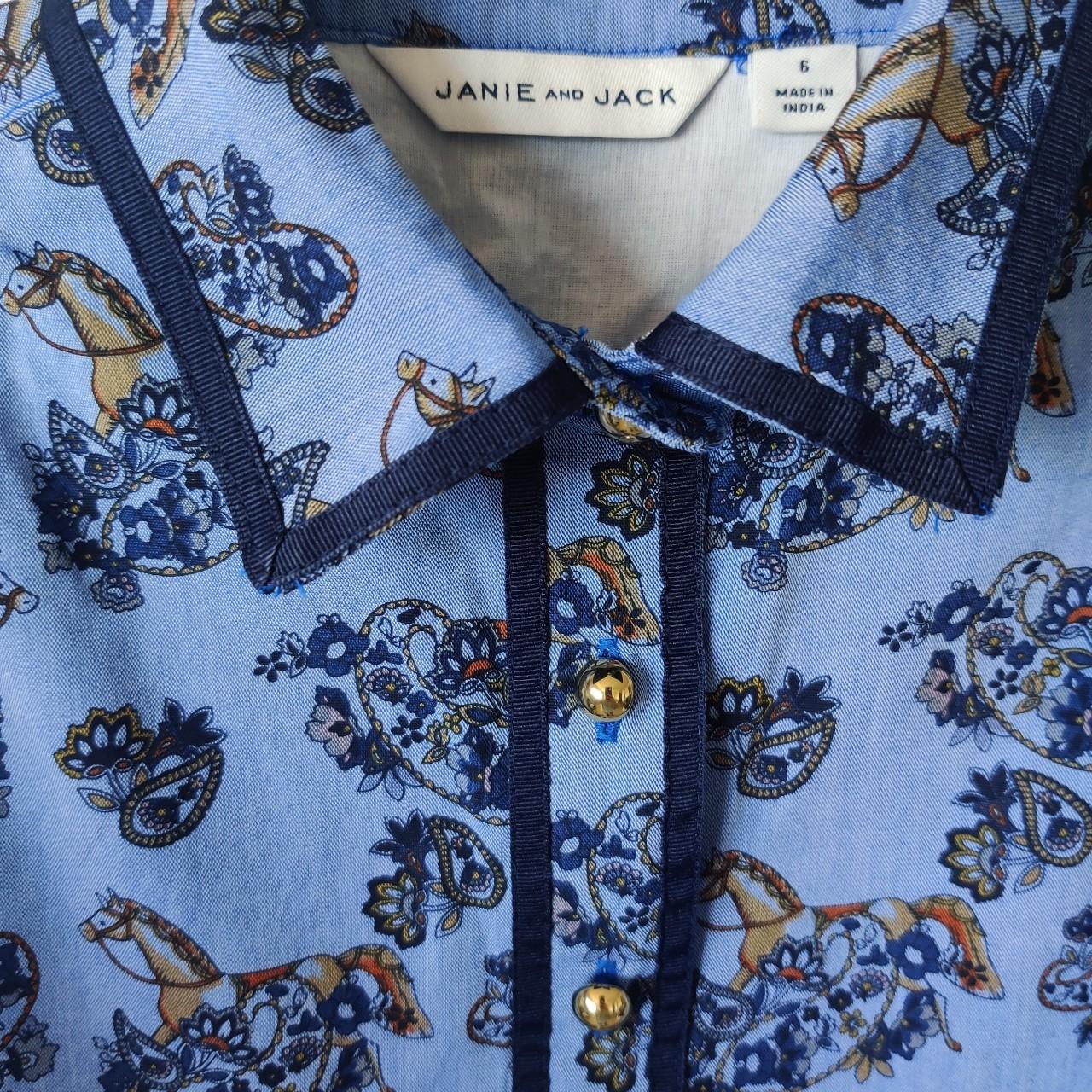 Janie and Jack Blue Dress (3)