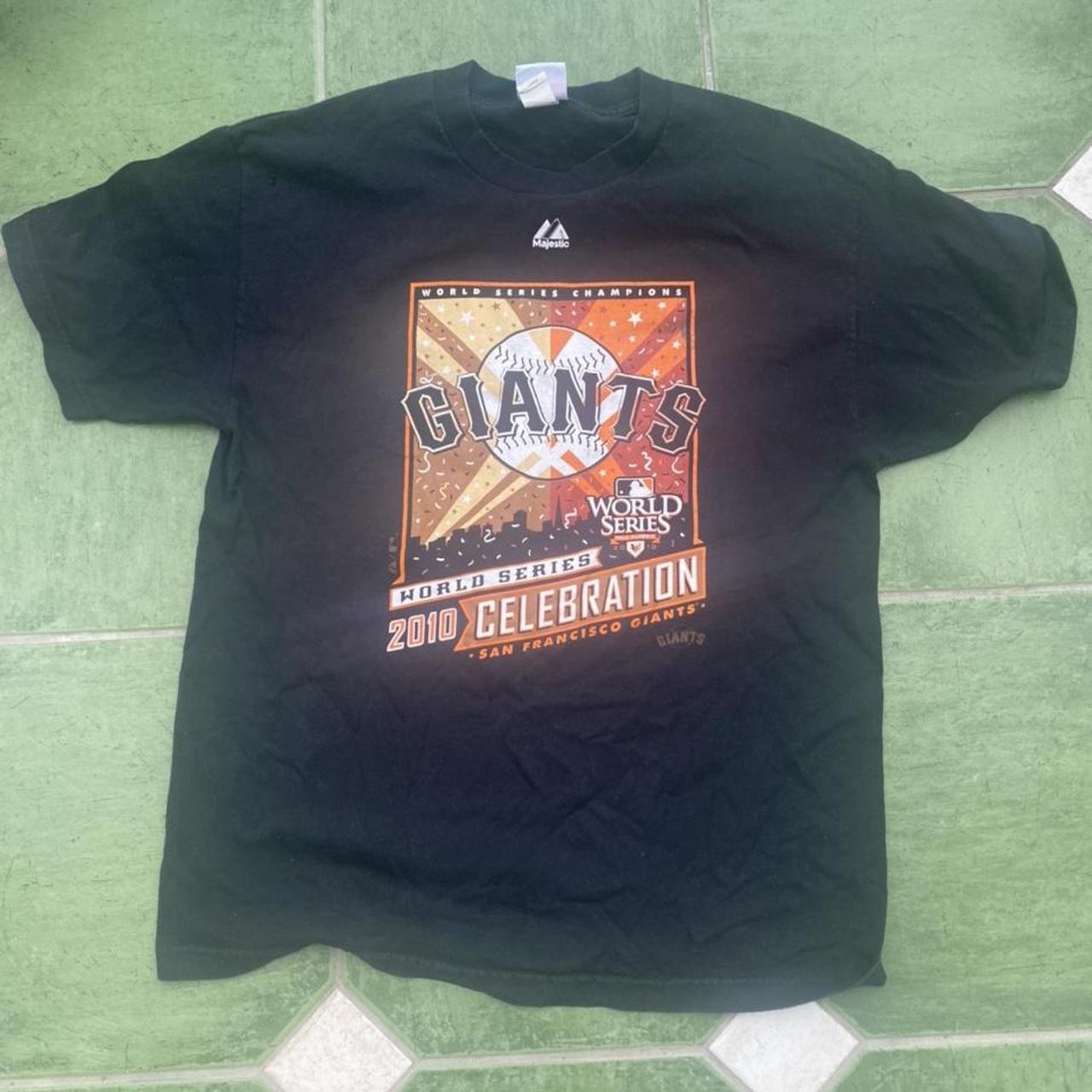 San francisco giants baseball majestic t shirt in - Depop