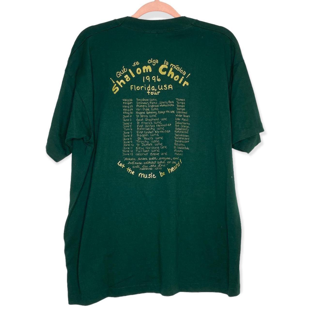 Product Image 2 - Vintage dark green tee featuring