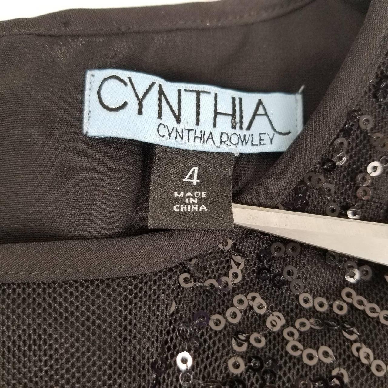 Cynthia Rowley Women's Black Dress | Depop