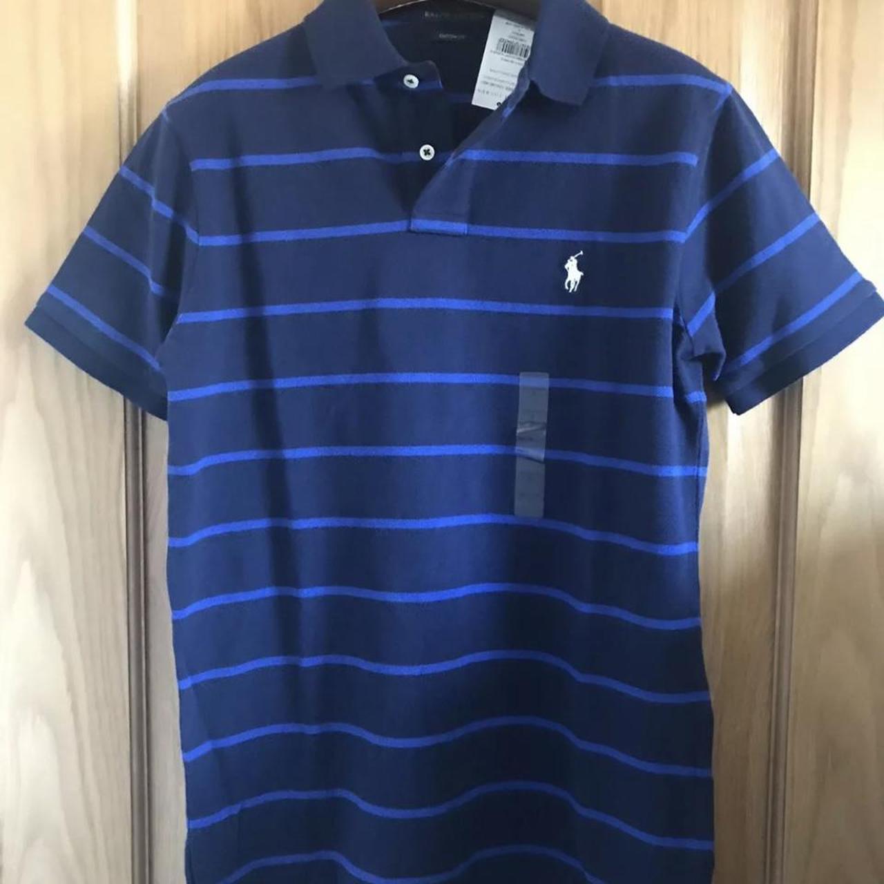 Polo Ralph Lauren Men's Blue and Navy Polo-shirts | Depop