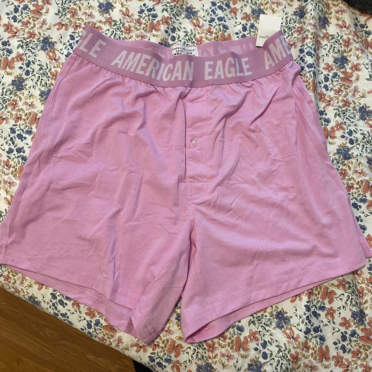american eagle pink boxers NWT size xs #boxers #ae - Depop