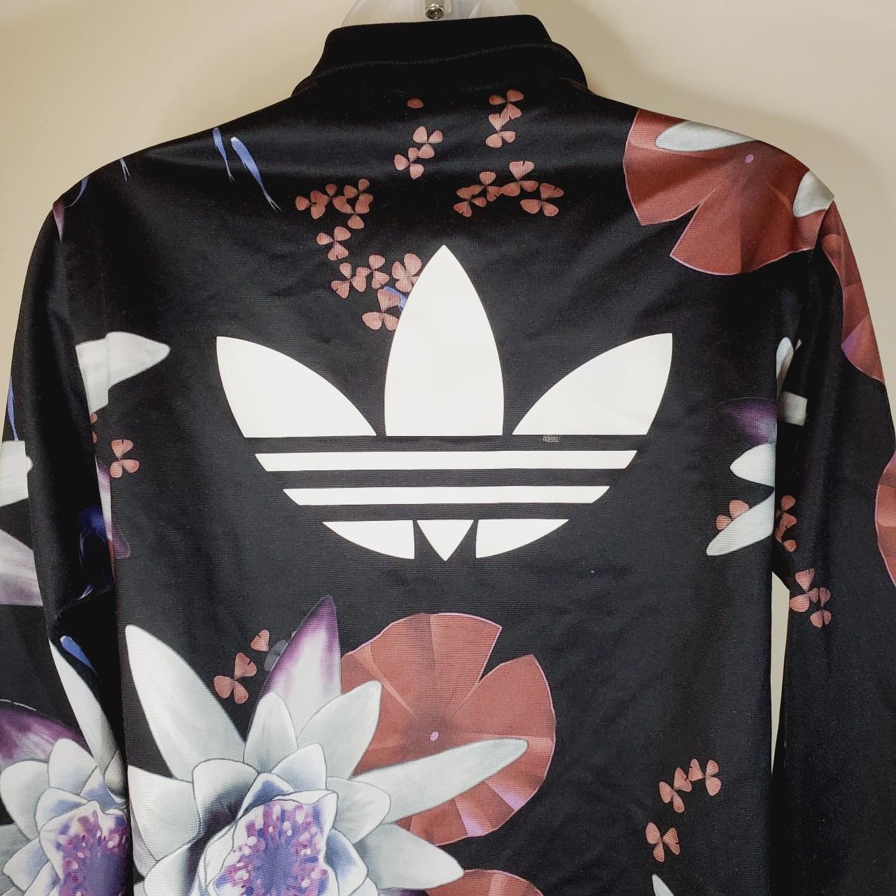 トップス adidas originals Lotus Truck Jacket OT adidas Originals Lotus Print Track Jacket | Lyst