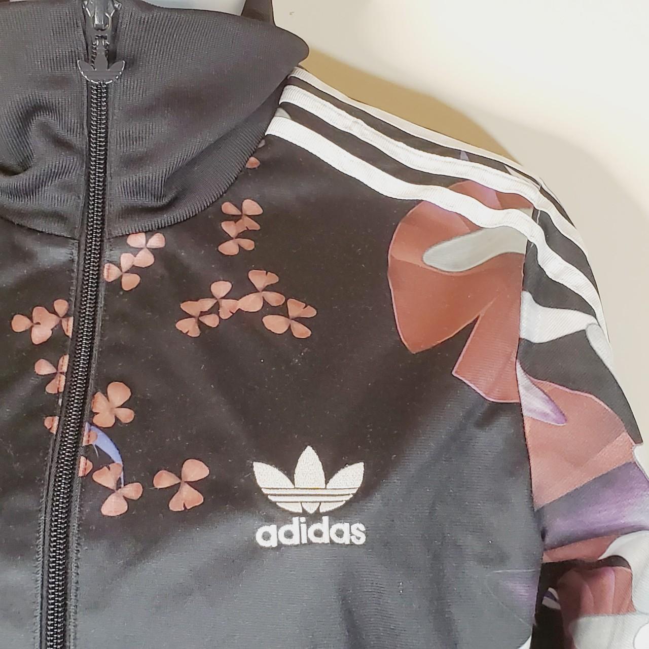 トップス adidas originals Lotus Truck Jacket OT adidas Originals Lotus Print Track Jacket | Lyst