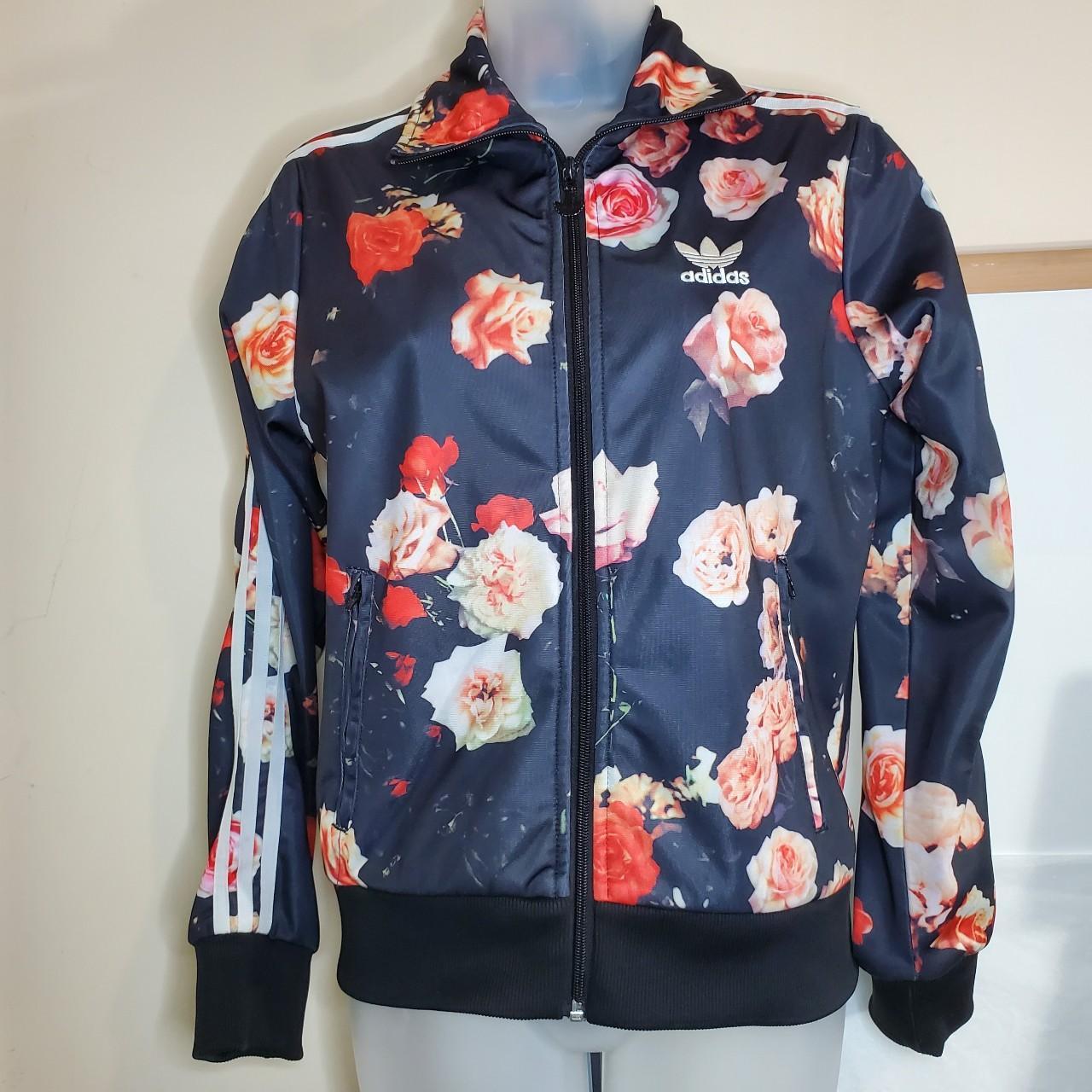 Floral Jacket Adidas Tracksuit Womens Flowers Firebird Adidas