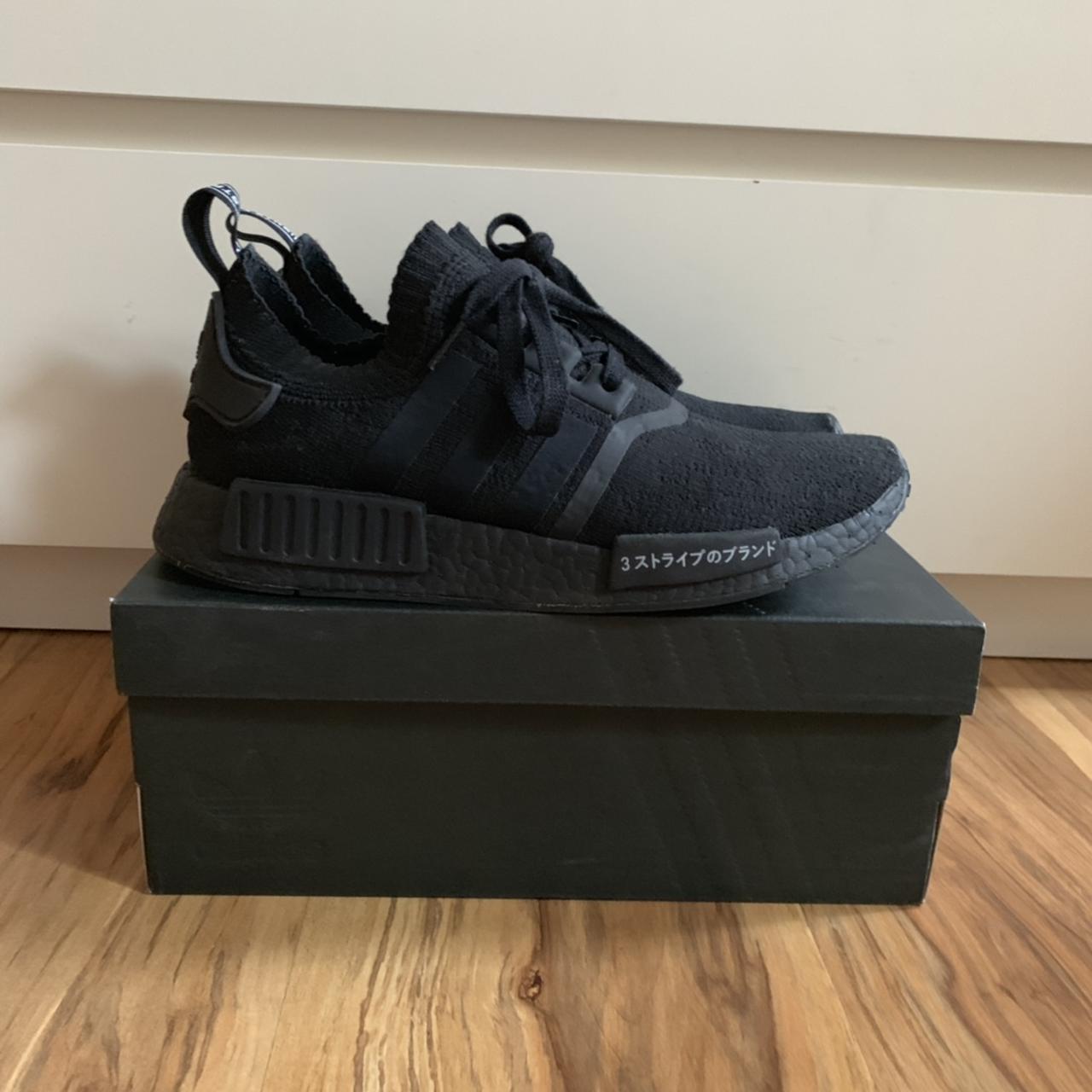 adidas nmd r1 primeknit japan triple black