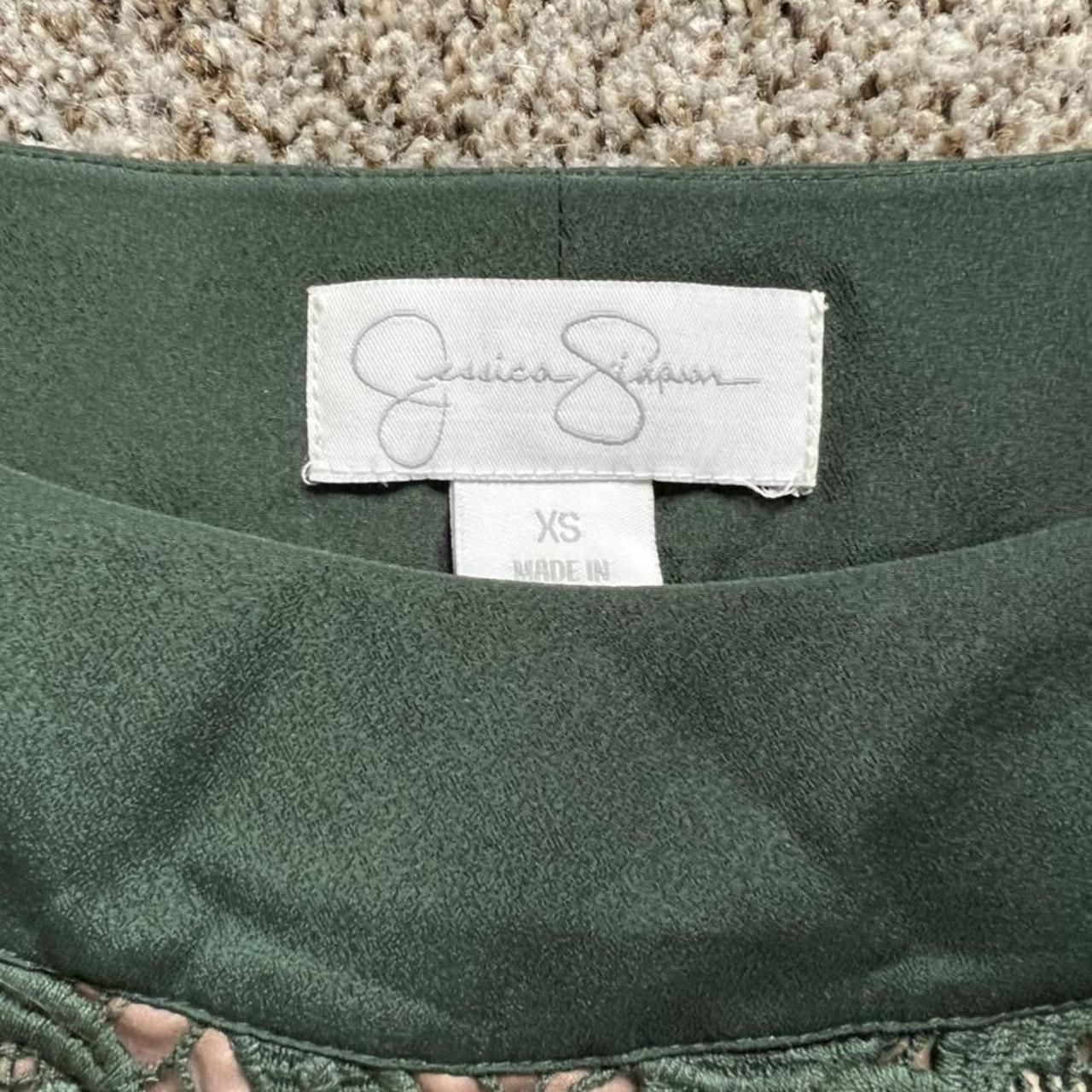 Jessica Simpson Green Dress - Depop